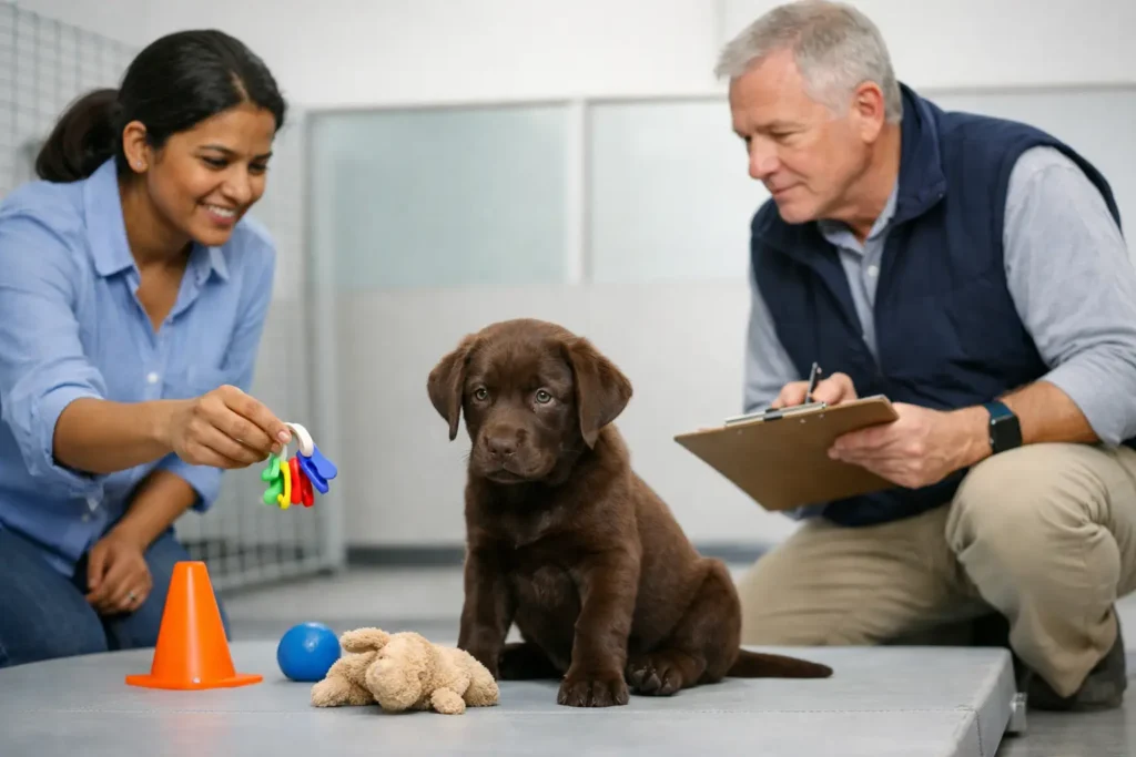 Temperament Testing Lab Puppies and What It Shows
